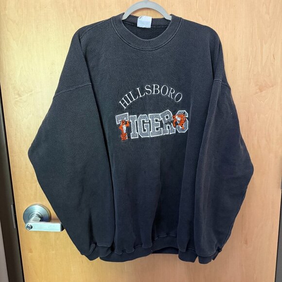 Vintage Hillsboro Tigers Embroidered Sweatshirt – XXL - Picture 1 of 4